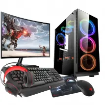 VIST PC Gaming Ryzen 7 5700X - RAM 16Go - RTX 3060 - SSD 1To M.2 - WIFI - LCD 24" - Windows 11 Pro