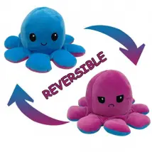 Redmiter Peluche poulpe réversible