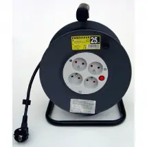 ZENITECH Enrouleur 25m - 4 prises