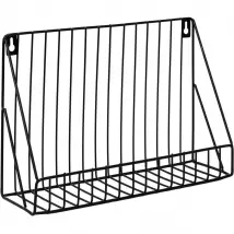 Set de 2 étagères - Métal noir
