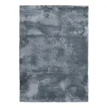 SAUVAGE - Tapis à poils longs extra-doux gris clair 120x160