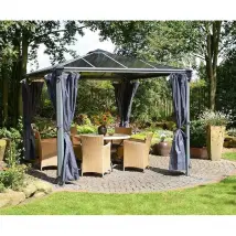 PALRAM Set de 4 Rideaux pour Tonnelles