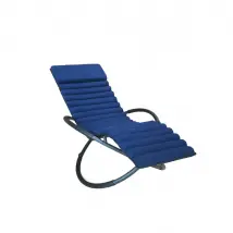 KETER Bain de soleil à bascule - Bleu Monaco