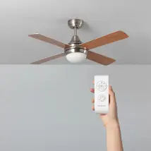 Ledkia Navy Bois - 110 cm - Naturel