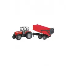 Bruder Massey Ferguson 7480 avec Remorque Benne