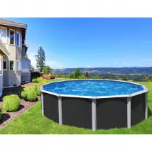 Trigano Piscine Anthracite Ø 3,95 m