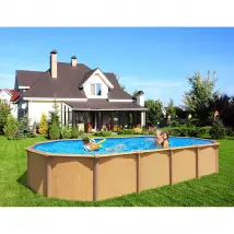 Trigano Piscine aspect bois