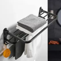 Porte-serviettes pliant Aluminium