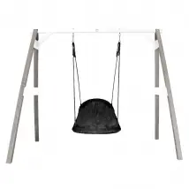 AXI Portique en Bois Gris/Blanc