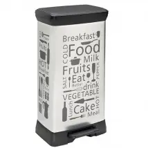 But Poubelle Kitchen - Argent - 50 L