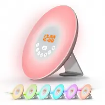 WE Radio Réveil Lumineux LED