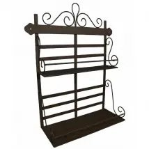 L'Héritier Du Temps Double Panière à Épices Murale - Marron