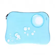Heden Bulles - Housse bleu pour ordinateur 13 pouces