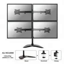 Neomounts NM-D335D4BLACK écran - Noir