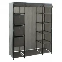 Five Simply Smart Armoire en tissu - Gris anthracite