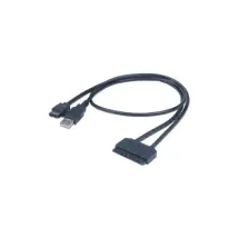 Akasa FLEXSTOR ESATA Câble Noir
