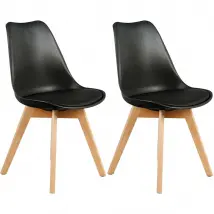 the_home_deco_factory Chaises scandinaves - Lot de 2