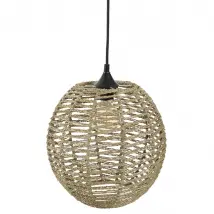 Atmosphera Suspension Rotin Jada - Beige