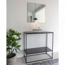 MES Miroir Carré - 60 cm Laiton
