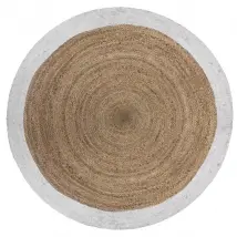 Atmosphera Tapis Rond Jute Scandi - 120 cm
