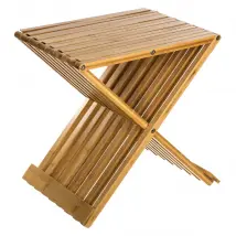 Atmosphera Tabouret Pliant Bambou - Beige