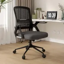Rattantree Chaise de bureau ergonomique - Noir