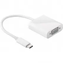 Goobay USB-C vers VGA - 0.2m Blanc