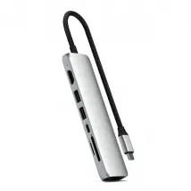 Satechi Hub USB-C Slim 7-en-1 Argent