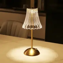 Lampe Tactile LED Cristal Moderne