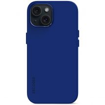 DECODED Coque Silicone Bleu iPhone 15