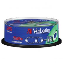 Verbatim CD-R 700 Mo 52x (spindle de 25)