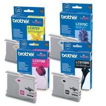 Brother LC970VALBP (Noir, Cyan, Jaune, Magenta)