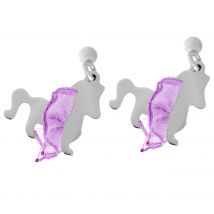 Orphelia 'Celinia' Kinderen 925 Sterling Zilveren Oorbellen - Zilver ZO-7134