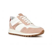 Geox D Tabelya Dames Nude/Witte Sneakers