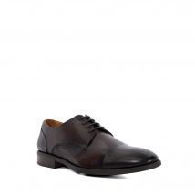 Dune Suffix Lederen Heren Bruine Veterschoenen