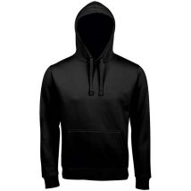SOLS Heren Spencer Hoodie (Zwart)