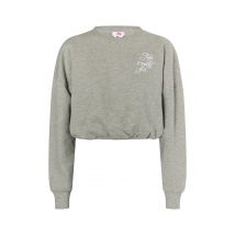 Mymo Cropped sweatshirt Dames grijs melange