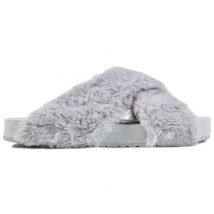 Toms Pantoffel 10016798 susie eva mid grey faux fur