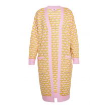 Mymo Vest Dames Roze Limoen Oranje