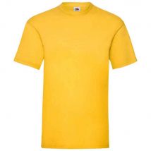 Fruit of the Loom Heren Valueweight T-Shirt (Zonnebloem)