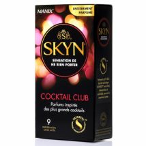 Préservatifs Manix Skyn Cocktail Club (Boîte de 9 préservatifs)