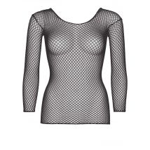 Leg Avenue T-Shit Résille Manches Longues 8278  list: Taille unique|Unique, convient su Small au Medium-Large