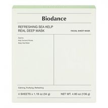 Biodance - Refreshing Sea Kelp Real Deep Mask – Masque Apaisant Et Purifiant - Soin Collagène - Soin Anti-rougeurs