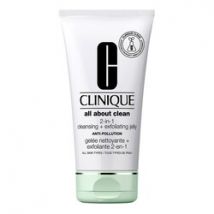 Clinique - All About Clean - Gelée Nettoyante + Exfoliante 2-en-1 - 150 ml - Femme