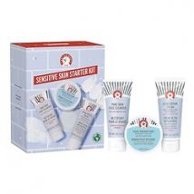 First Aid Beauty - Kit Routine Peau Sensible - Nettoie, Exfolie Et Hydrate - kit - Femme
