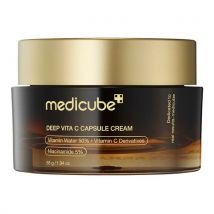 Medicube - Deep Vita C Capsule Cream - Creme De Rosto Iluminador E Luminoso - deep Vita C Capsule Cream 55g Ideia para presente no Dia da Mãe