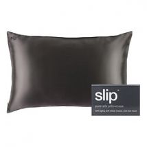 Slip - Taie D'oreiller Pure Soie - Queen - Pillowcase Queen Charcoal - Femme