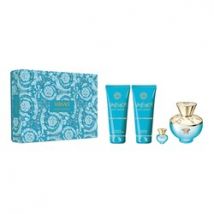 Versace - Versace Dylan Turquoise - Coffret Parfum Et Soins Parfumés - dylan Turquoise Coffret 100ml Fdmp24 - Idée Cadeau
