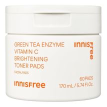 Innisfree - Discos Luminosidad Con Enzima De Té Verde Y Vitamina C - Tratamiento Antimanchas - Vita C Brightening Toner Pads