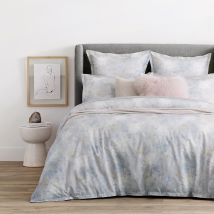 Sheridan Lakme tailored quilt cover set - cloud grey / king